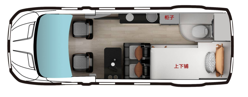 便利升级、超值之选——宇通B311纵置床布局房车